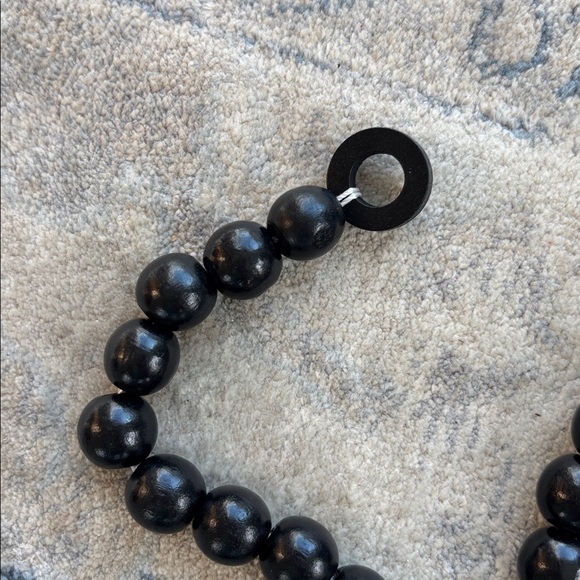 Bundle- Wood Bead Tassel Garland Wooden 72 inch 6 ft - Picture 10 of 12